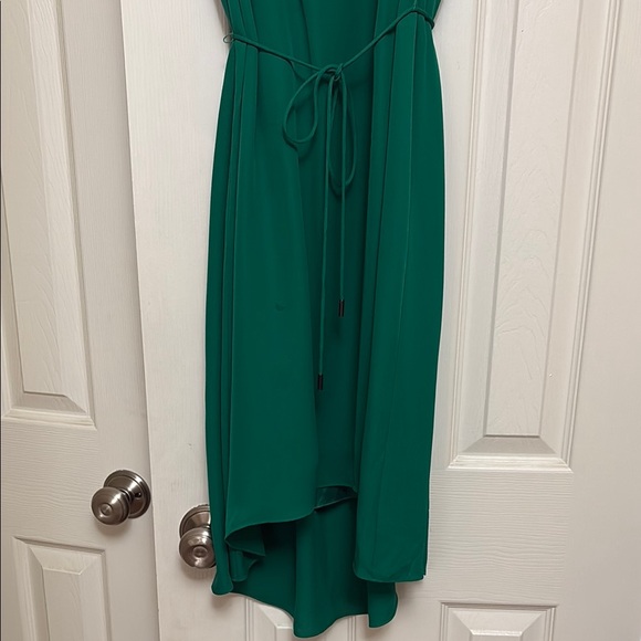 Elie Tahari Green Asymmetrical Wrap Sundress - Picture 4 of 7